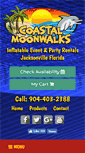 Mobile Screenshot of coastalmoonwalks.com